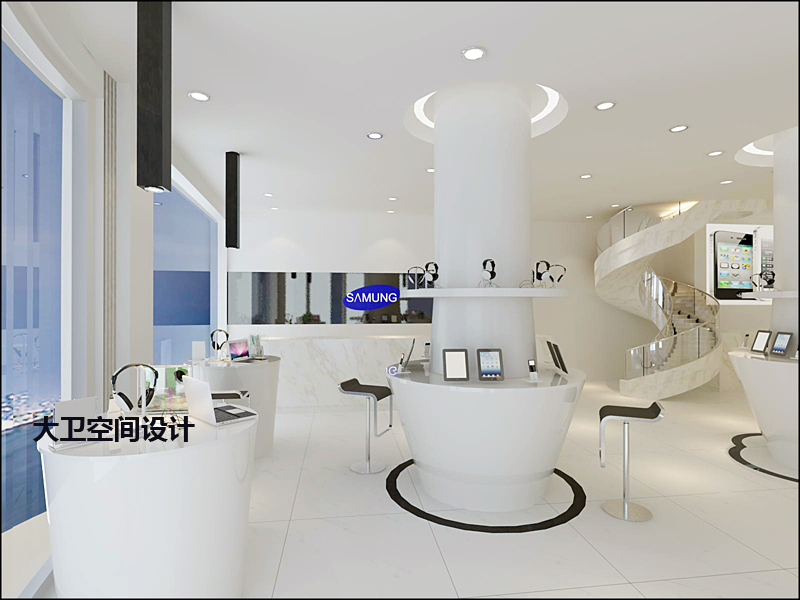 大衛(wèi)設(shè)計(jì) 專業(yè)室內(nèi)公裝效果圖服務(wù)，打造蘋(píng)果體驗(yàn)店與手機(jī)店全國(guó)性裝修設(shè)計(jì)解決方案